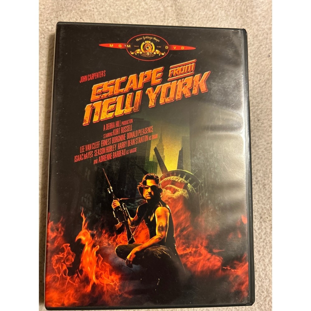 Escape From‎ New York DVD 1981 John Carpenter Kurt Russell Widescreen Action